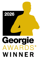 Banner celebrating Su Casa Design as a 2026 Georgie Awards finalist for excellence in residential home design.